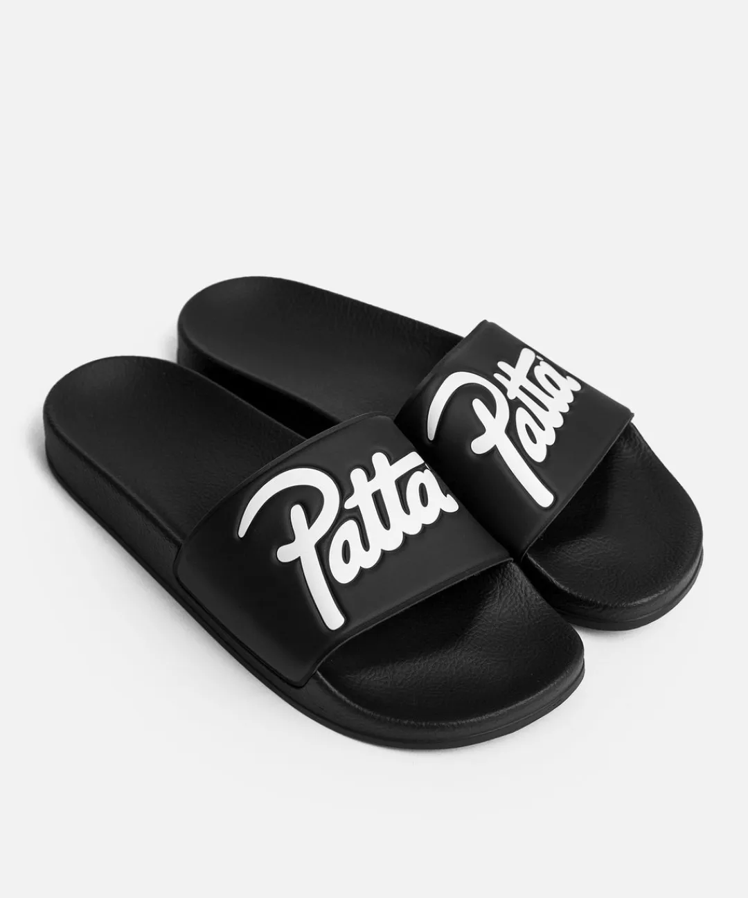 * Patta Script Logo Slides (Black)