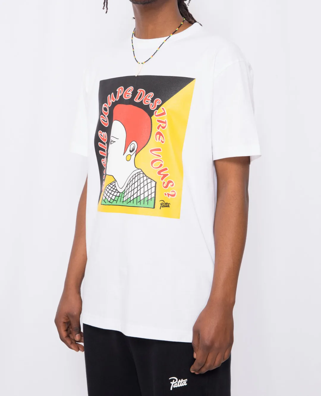 * Patta Self Care Coupe T-Shirt (White)