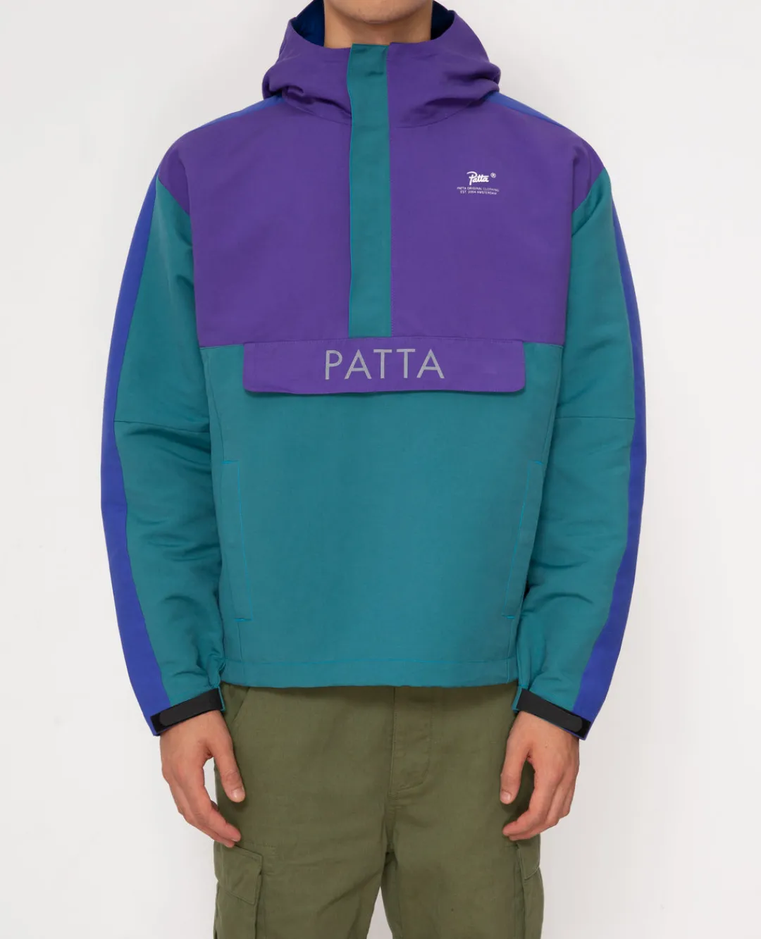 * Patta Smock Jacket (Colonial Blue/Prism Violet)