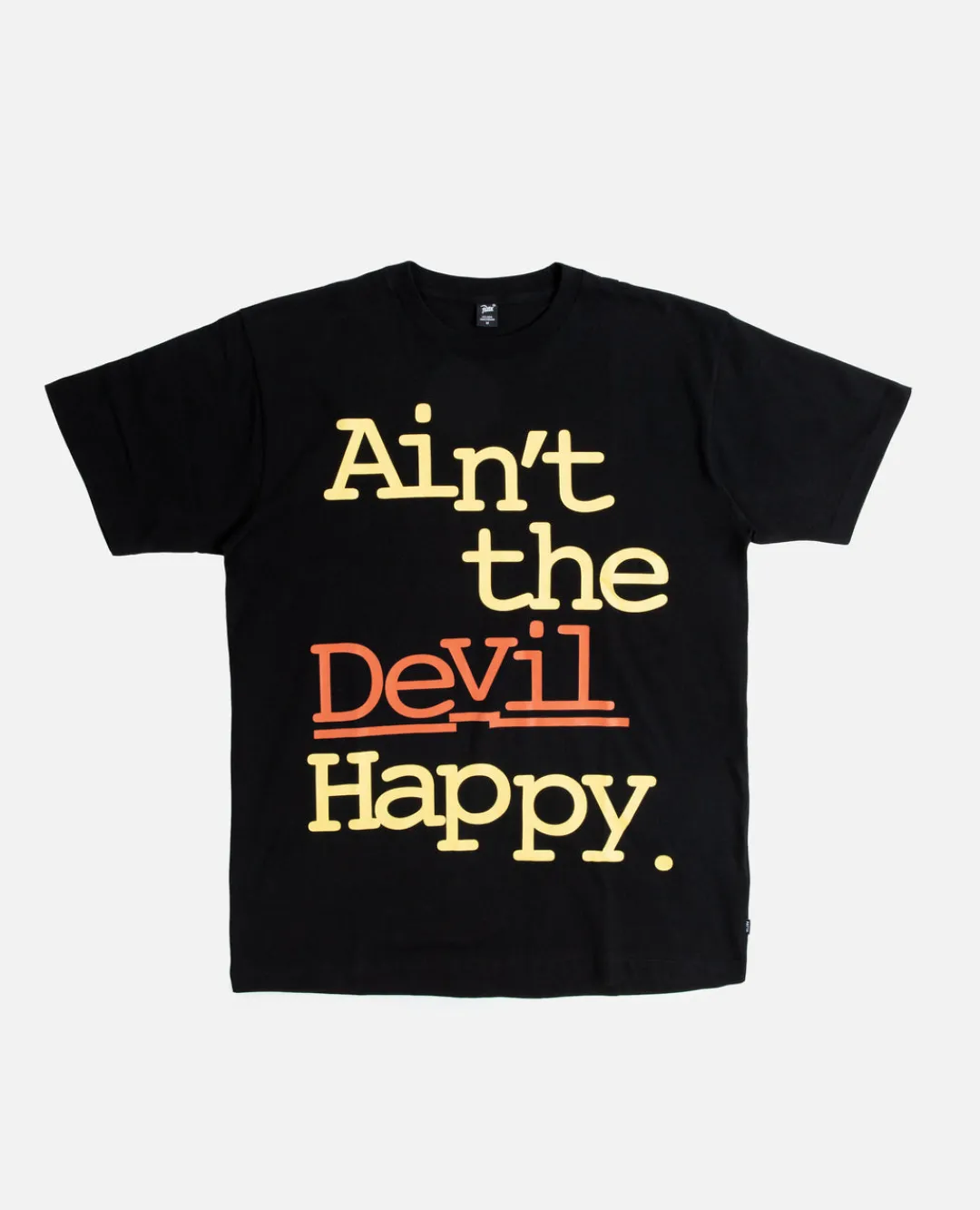 * Patta Soundsystem X Jeru The Damaja AinʼT The Devil Happy T-Shirt (Bla