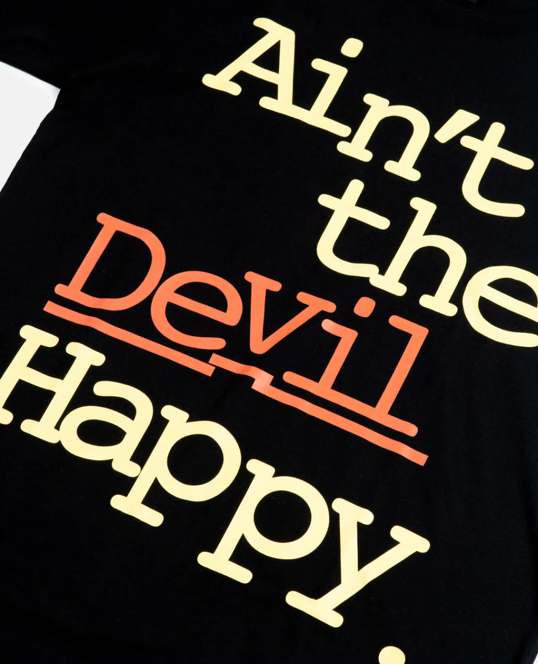 * Patta Soundsystem X Jeru The Damaja AinʼT The Devil Happy T-Shirt (Bla