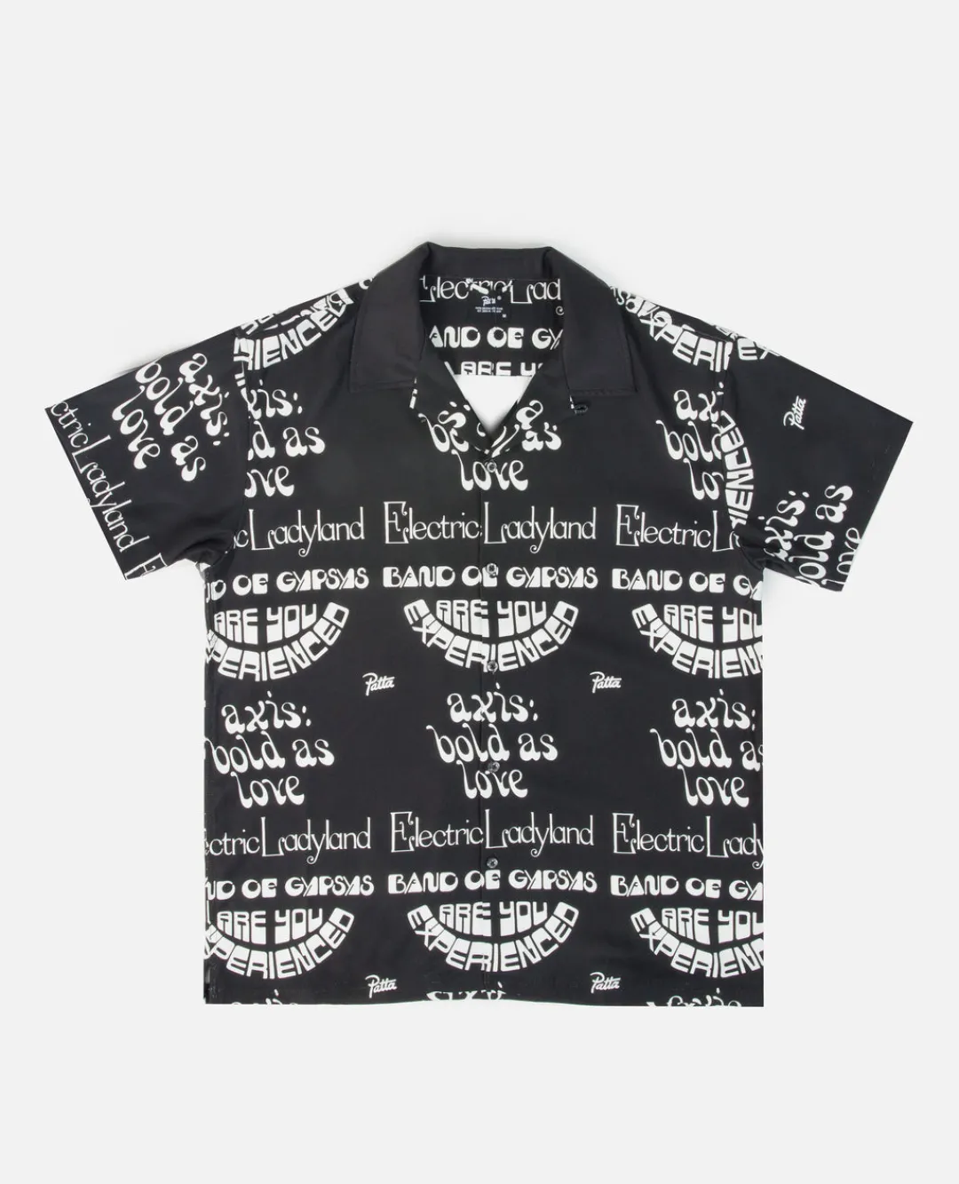 * Patta Soundsystem X Jimi Hendrix Allover Printed Shortsleeve Shirt (Bl