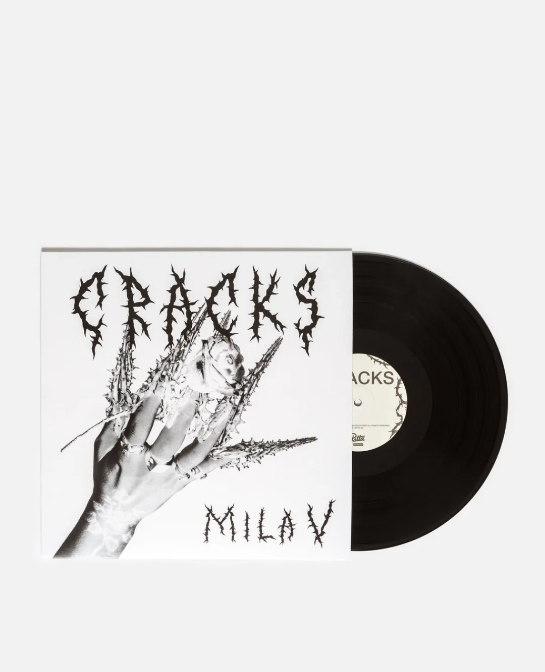 * Patta Soundsystem X Mila V Cracks T-Shirt + Vinyl (Black)
