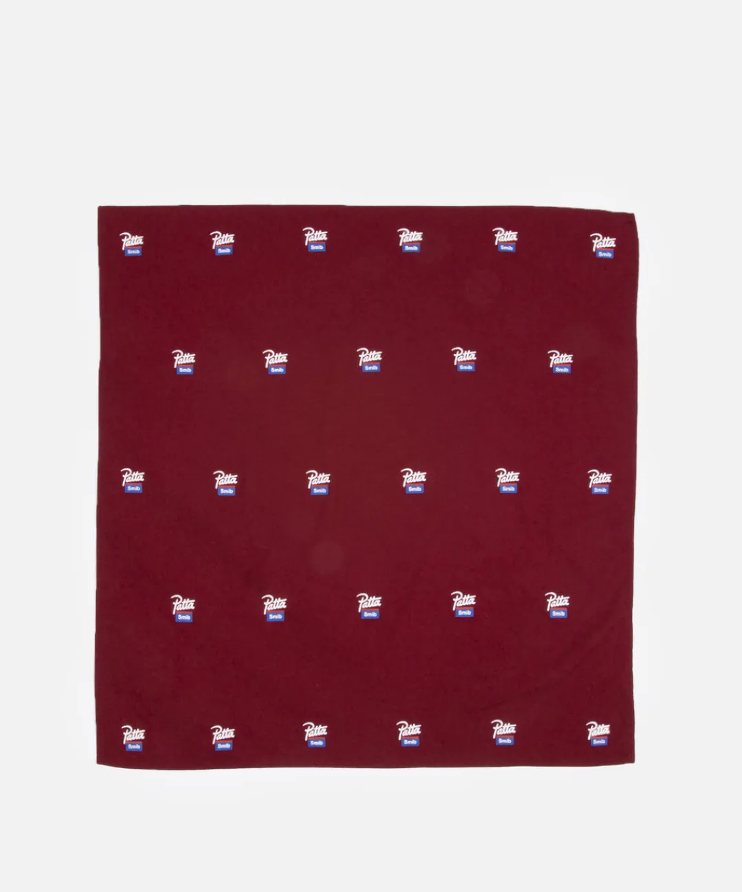 * Patta Soundsystem X Smib Allover Printed Bandana (Cabernet)