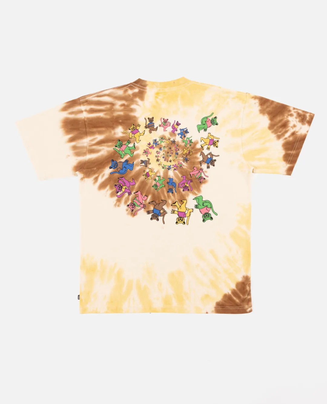 * Patta Tie Dye Swirl T-Shirt (Tapioca)