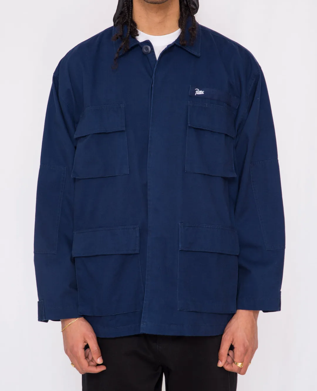 * Patta Twill Bdu Jacket (Medieval Blue)