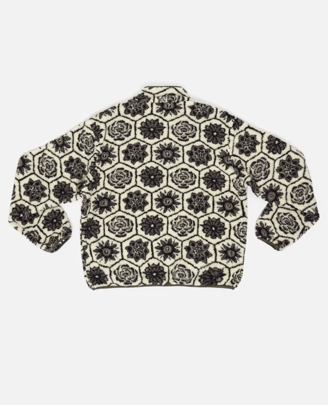 * Patta Wall Flower Fleece Jacket (Birch/Dark Gull Gray)