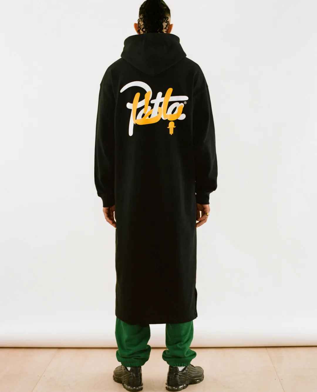 * Patta X Andy Wahloo (Hassan Hajjaj) Full Length Hooded Sweater (Black)