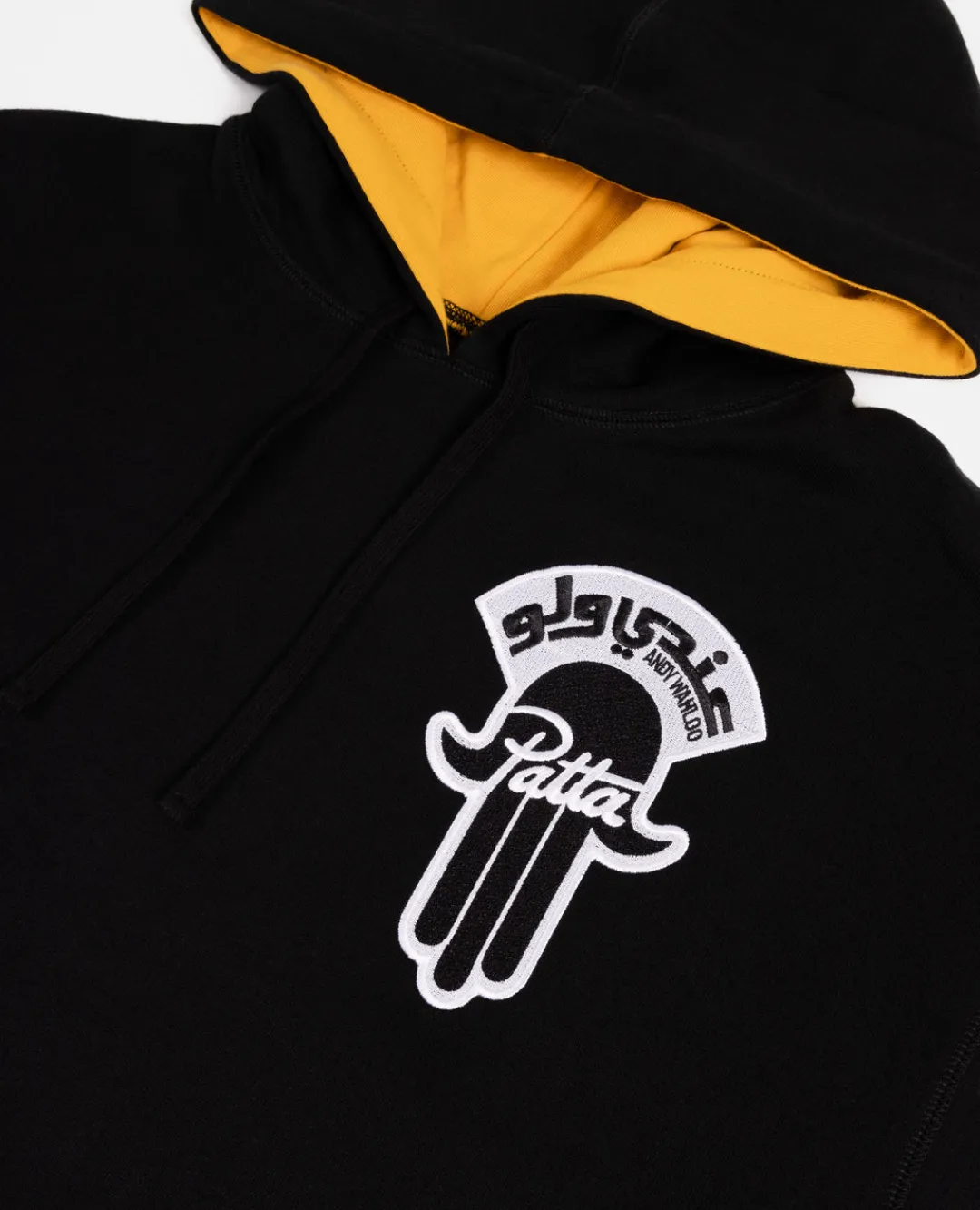 * Patta X Andy Wahloo (Hassan Hajjaj) Full Length Hooded Sweater (Black)