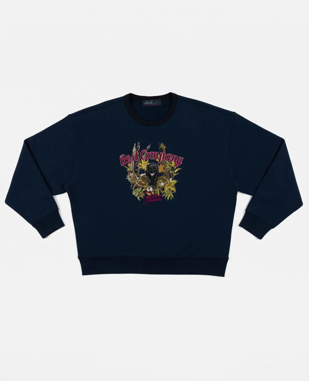 * Patta X Best Company Busbusi Crewneck Sweater (Navy)