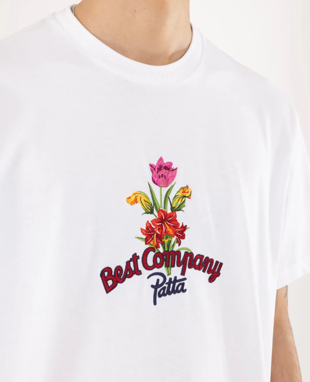 * Patta X Best Company Faya Lobi T-Shirt (Optical White)