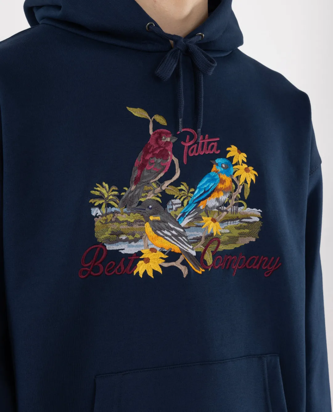 * Patta X Best Company Twa Twa Hooded Sweater (Navy)