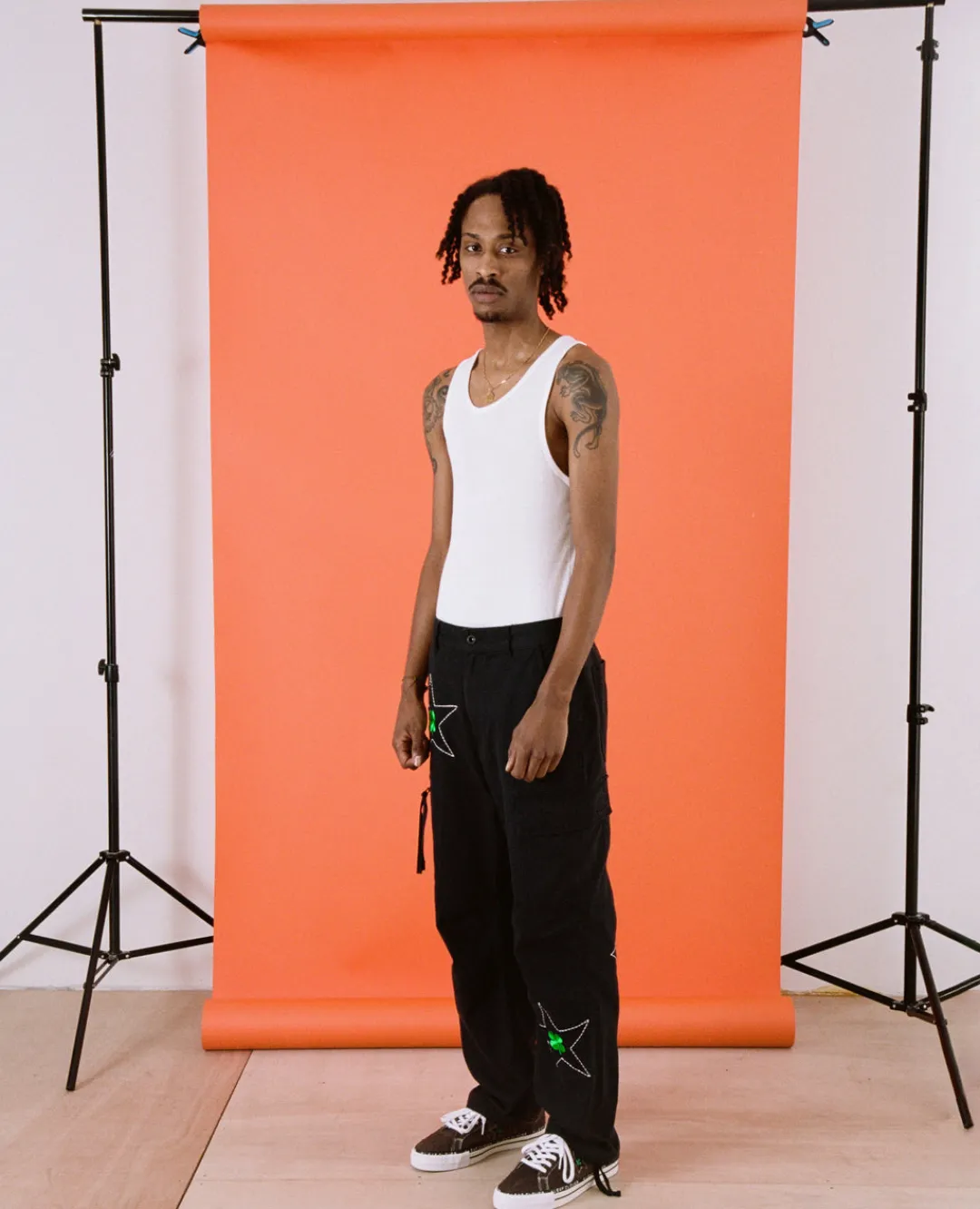 Converse Patta X 4 Leaf Clover Cargo Pants (Black)