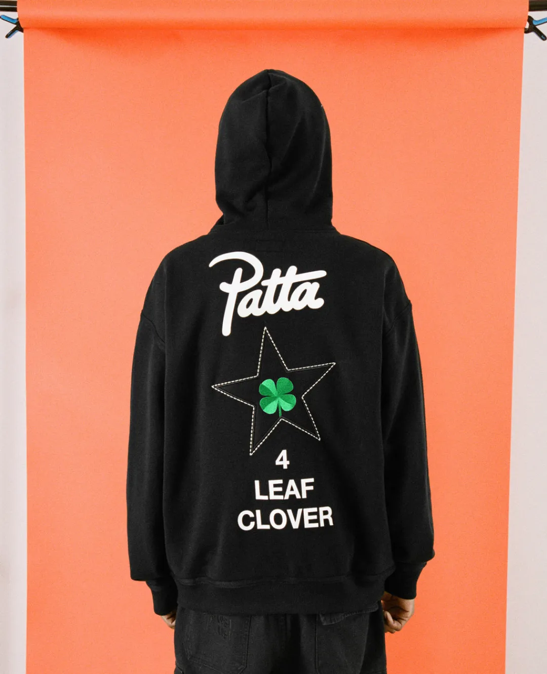 Converse Patta X 4 Leaf Clover Hooded Sweater (Black)