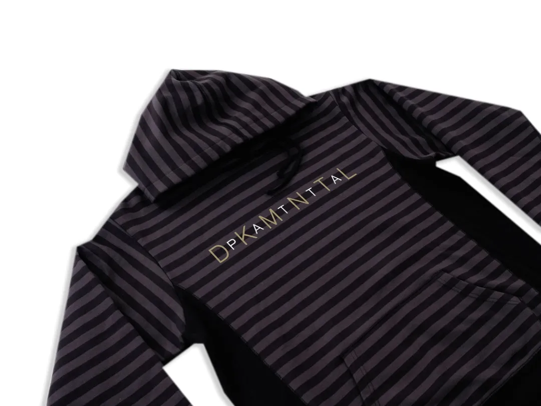 * Patta X Dekmantel 2018 Logo Hooded Sweater (Black/Dark Grey)