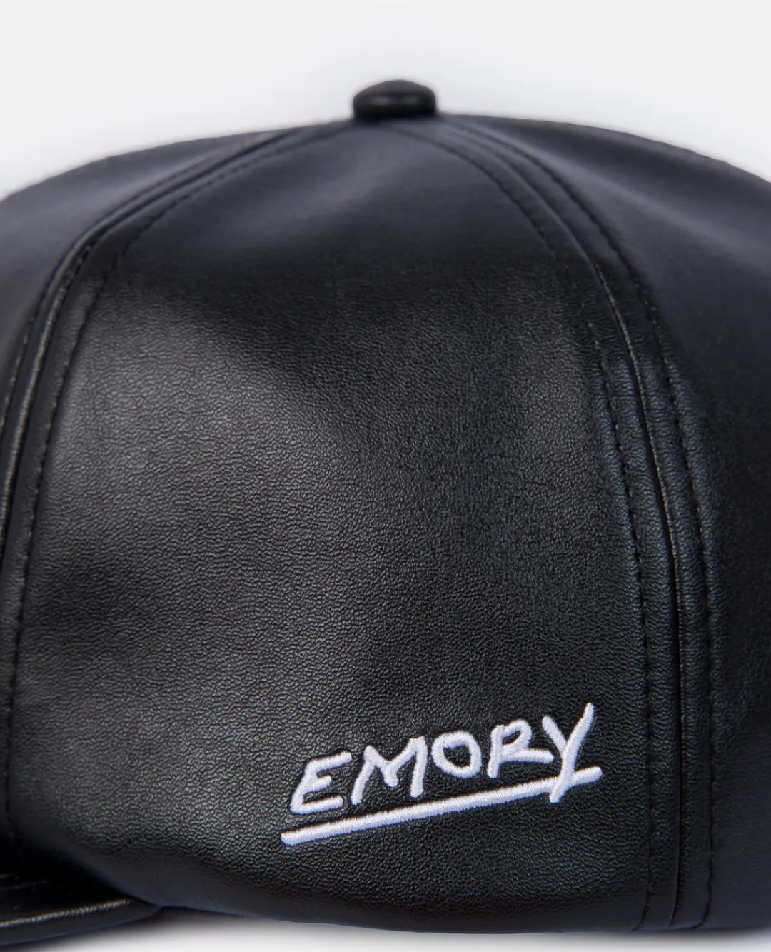 * Patta X Emory Douglas Faux Leather Sports Cap (Black)
