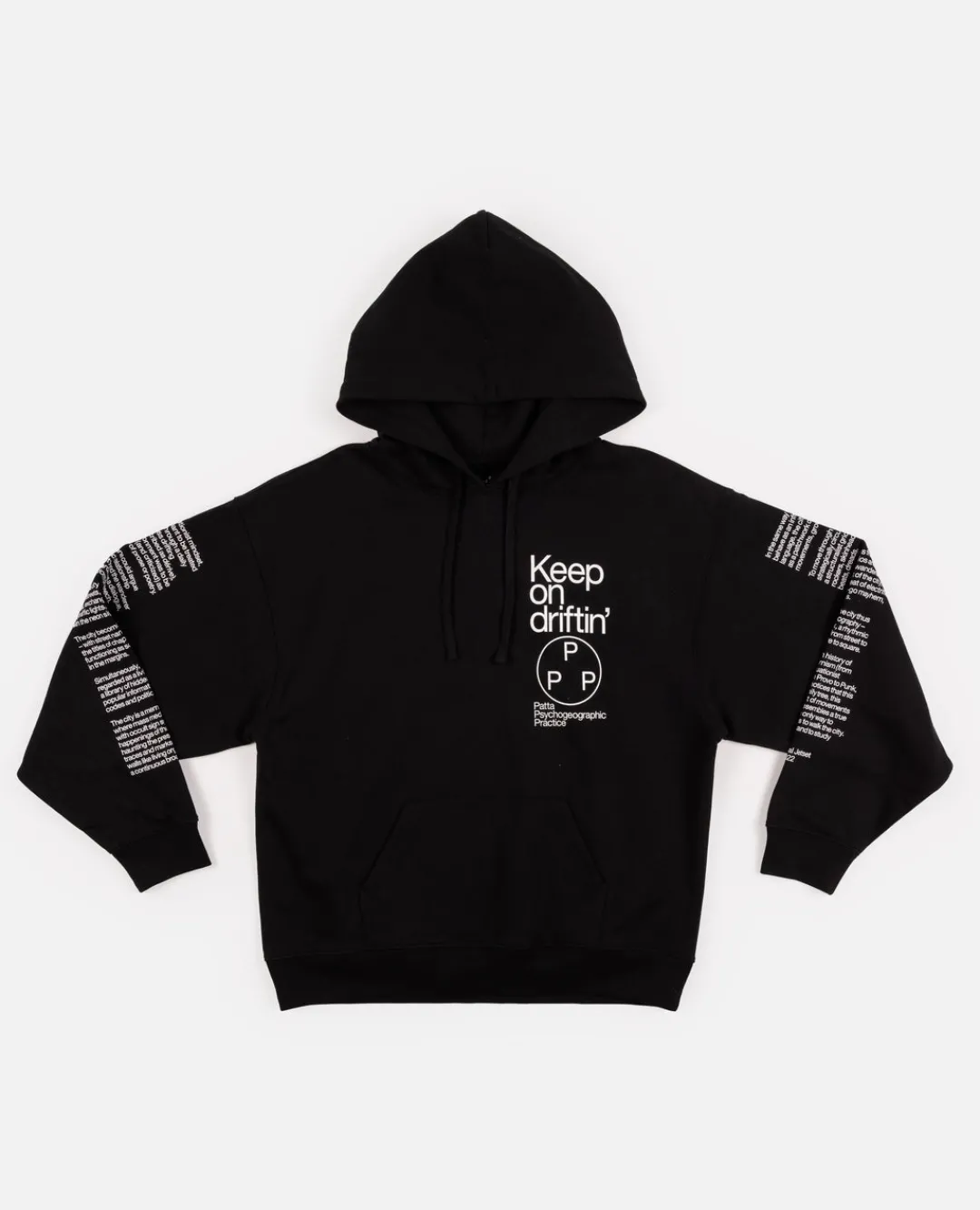 * Patta X Experimental Jetset Boxy Hooded Sweater (Black)
