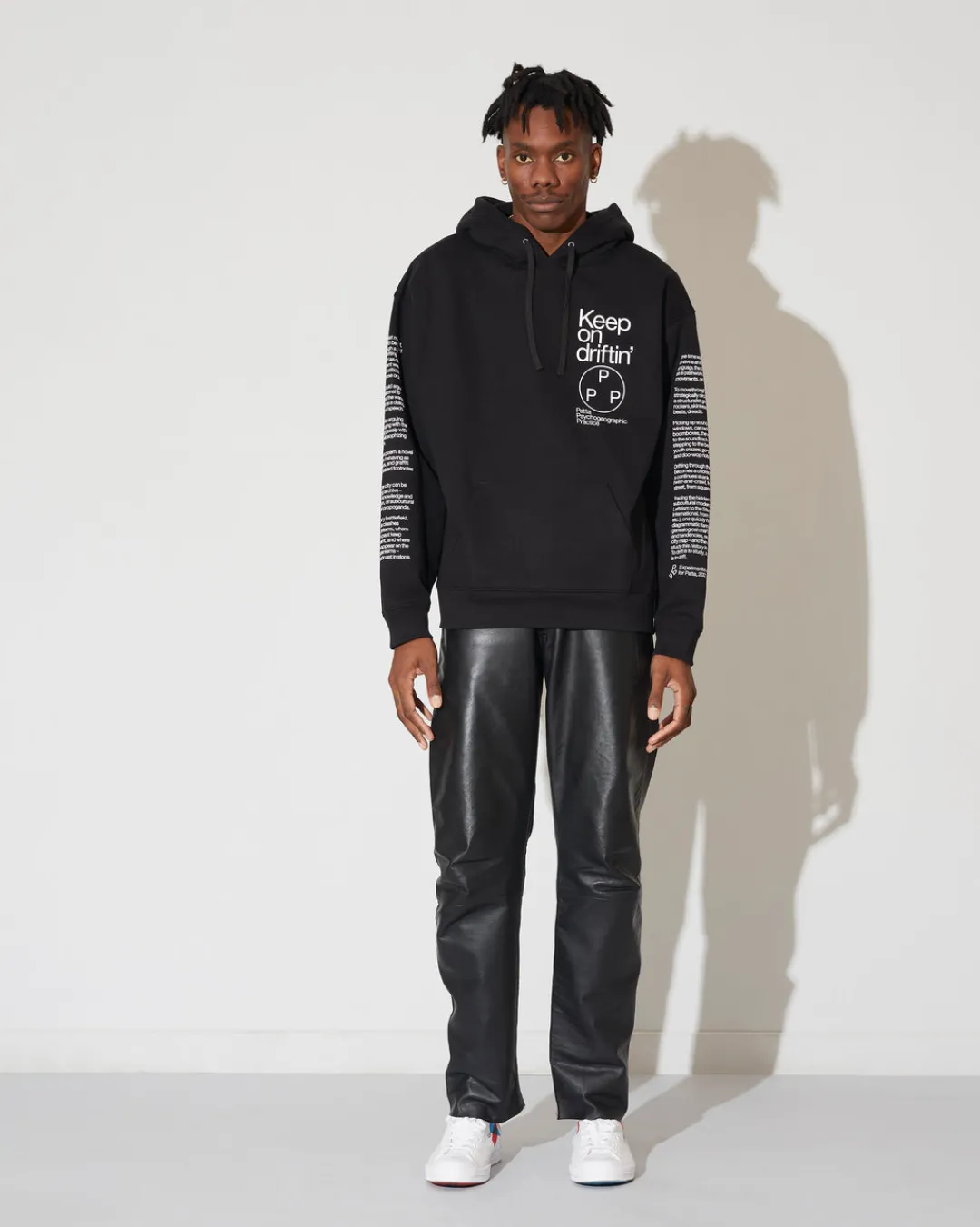* Patta X Experimental Jetset Boxy Hooded Sweater (Black)