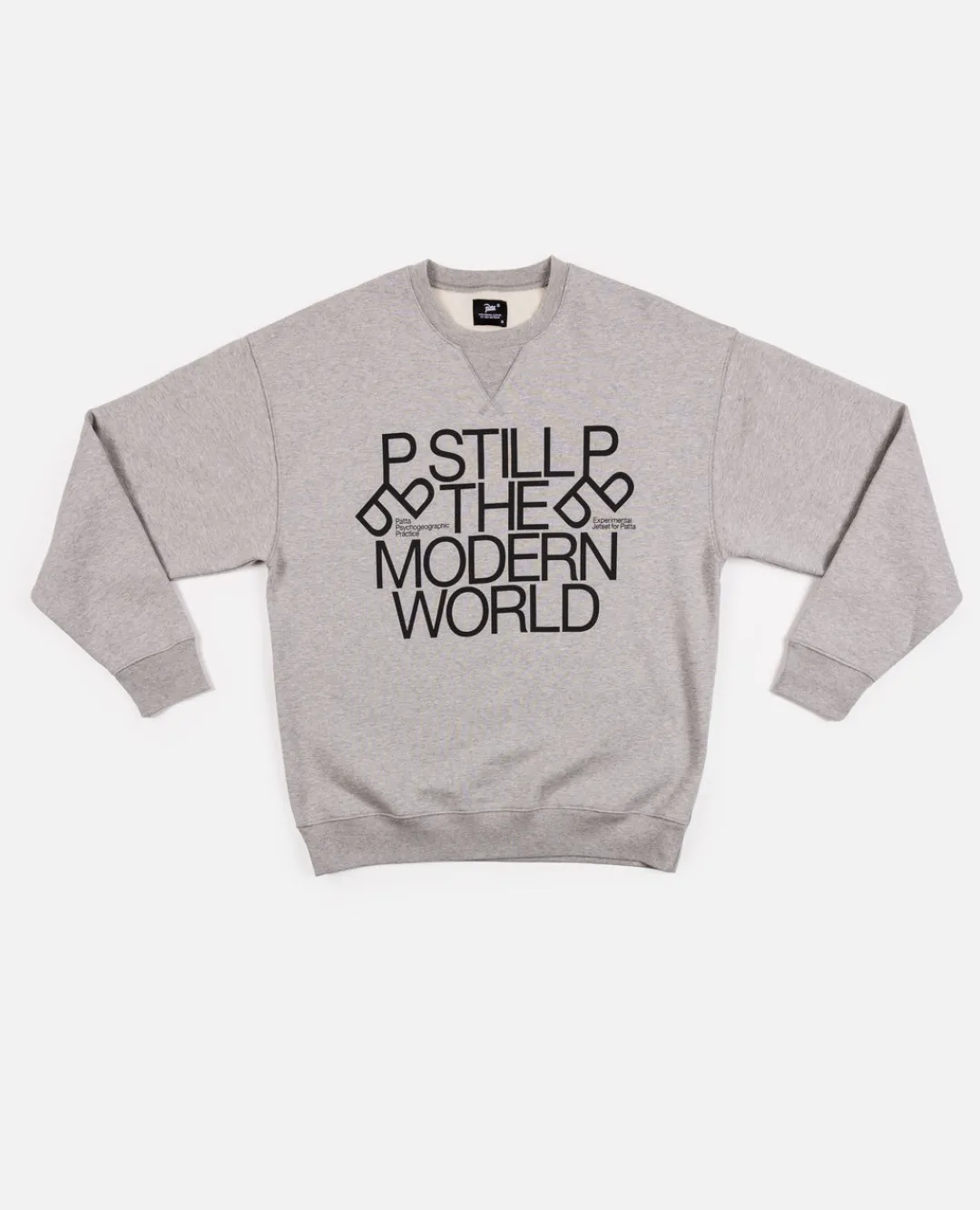 * Patta X Experimental Jetset Crewneck Sweater (Melange Grey)
