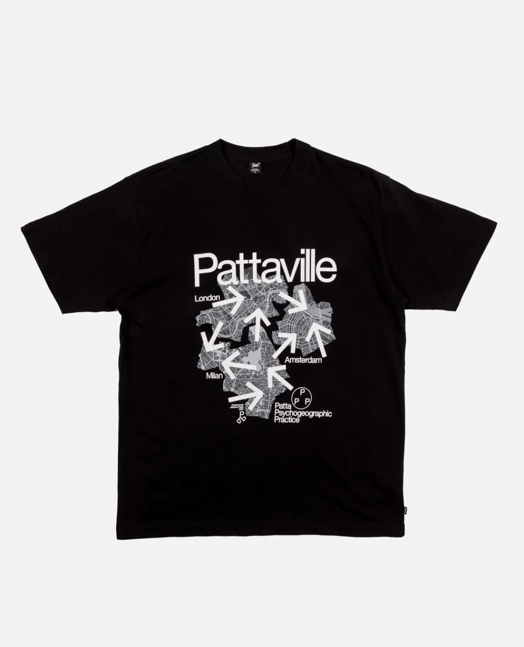 * Patta X Experimental Jetset Pattaville T-Shirt (Black)