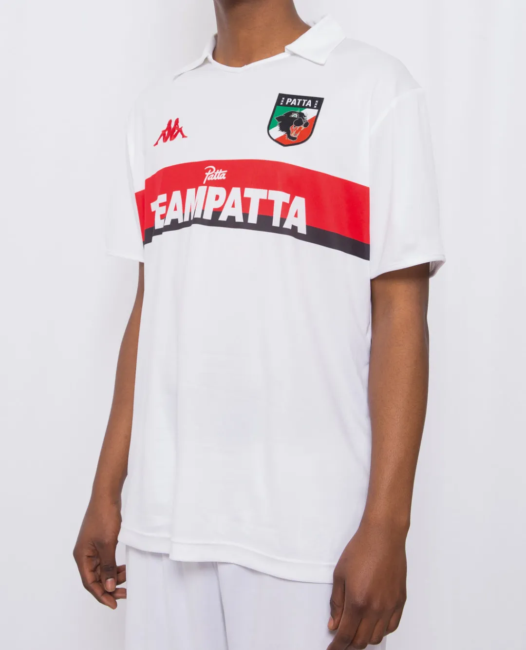 * Patta X Kappa Authentic Asters Football Jersey (White/Red-Black)