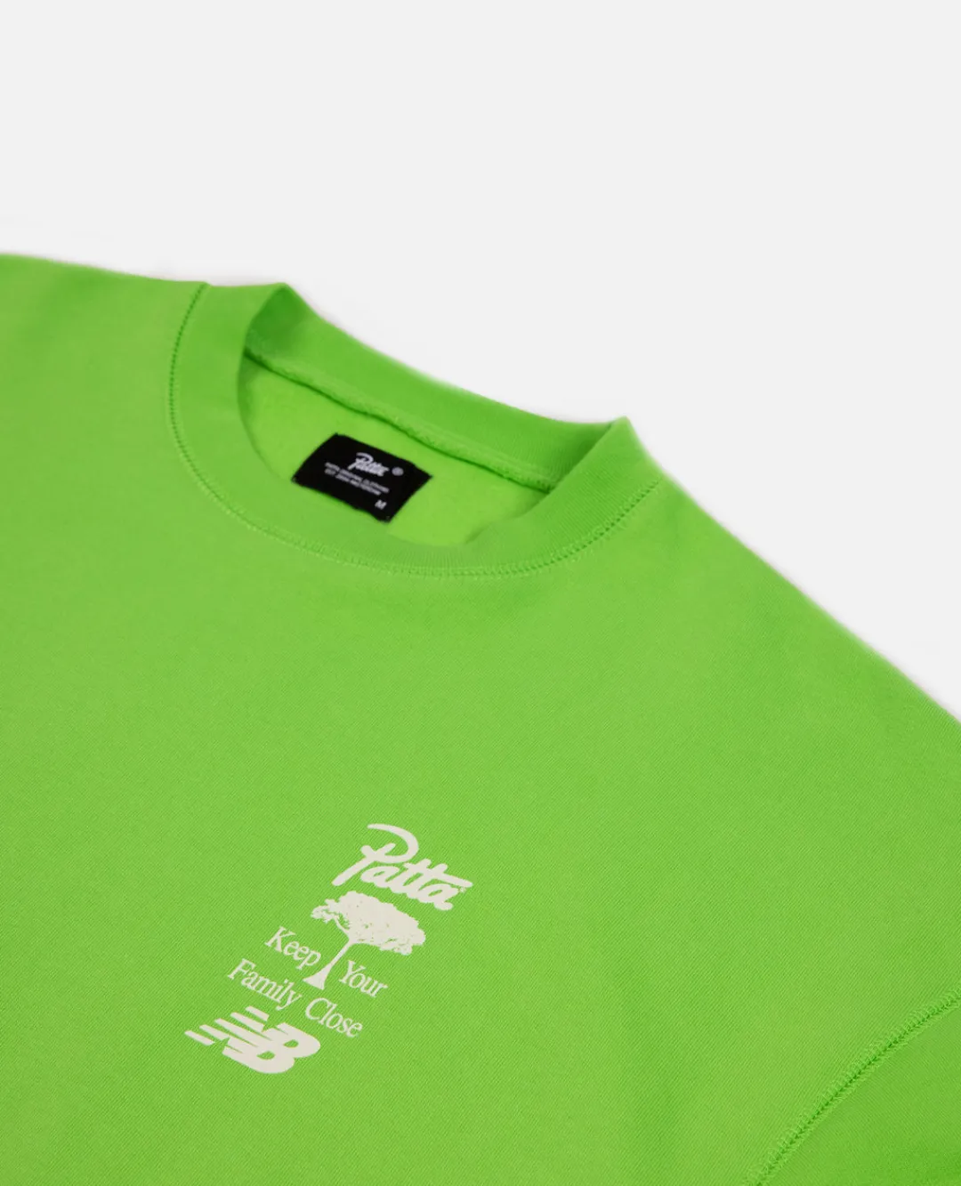 * Patta X New Balance Family Crewneck Sweater (Fluoro Green)