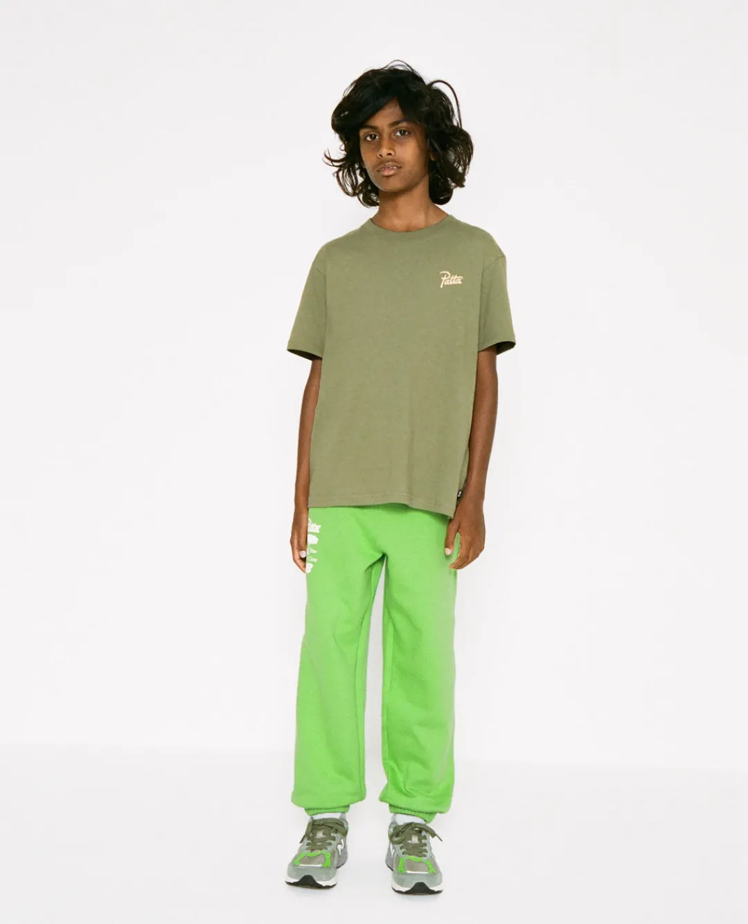 * Patta X New Balance Family Kids Jogging Pants (Fluoro Green)