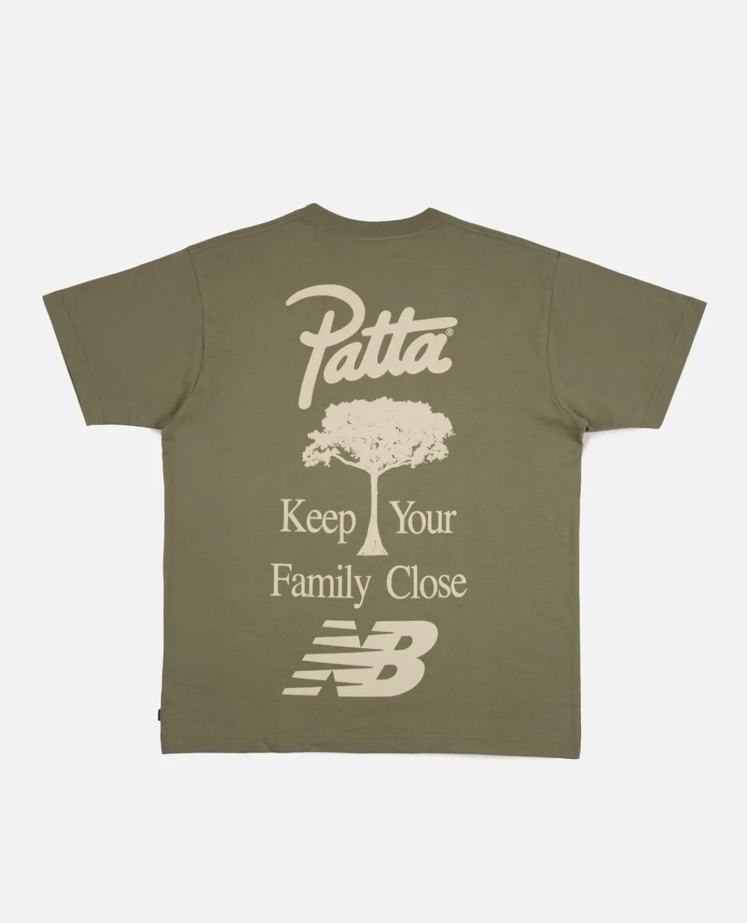 * Patta X New Balance Family T-Shirt (Oil Green)