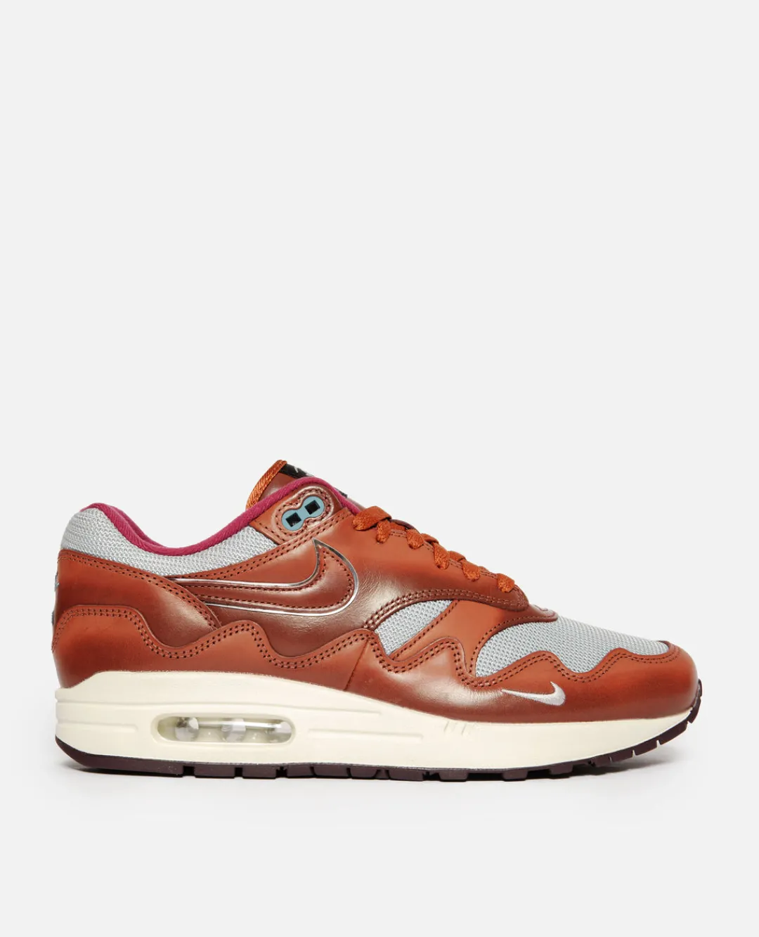 Nike Patta X Air Max 1 (Dark Russet/Dark Russet-Metallic Silver)