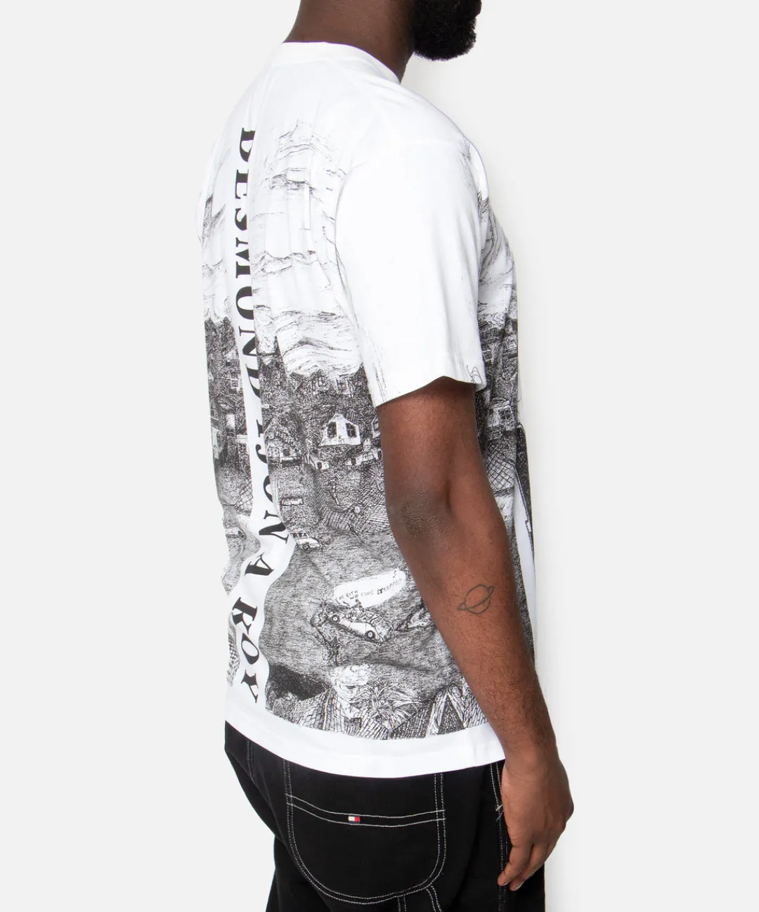 * Patta X Outsiders Gallery Livin In The Fast Lane T-Shirt (White)