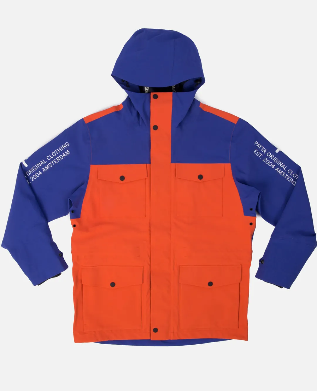 * Patta X Sebago Diaz Jacket (Orange-Blue)