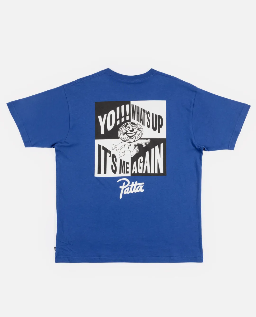 * Patta Yo What's Up T-Shirt (Monaco Blue)